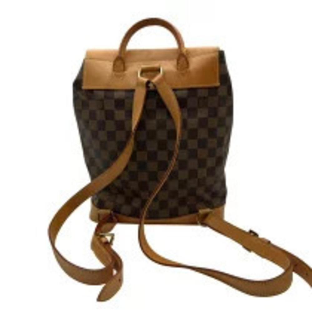 Louis Vuitton Arlequin Brown Damier Leather Backpack Daypack - Picture 3 of 13